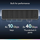 LEXAR PROFESSIONAL WORKFLOW LPWF800N-4A1NGL-Thunderbolt 4 Yukseltmesı Ve 6 Modul Yuvası