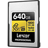 LEXAR 640GB PROFESSIONAL GOLD LCAGOLD640G- RNENG CFEXPRESS 4.0 TYPE-A KART