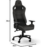 CORSAIR T3 RUSH FABRIC CF-9010057-WW OYUNCU KOLTUĞU