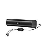 LENOVO LECOO DS107 Stereo USB AUX Siyah 6w RMS Soundbar Speaker
