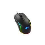 LENOVO LECOO MS140 USB RGB Led Aydınlatmalı 6400dpi Gaming Optic Siyah Mouse