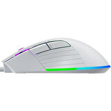 GameBooster M12 Vital RGB Aydınlatmalı Beyaz Profesyonel Gaming Mouse 12800dpi