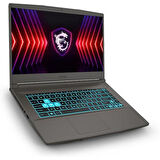 MSI 15.6" THIN 15 B12VE-1892XTR CORE i7 12650H 64GB- 512GB M2 NVME- 6GB RTX4050 FDOS