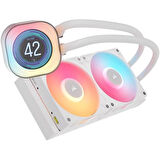 CORSAIR 240MM TITAN 240RX LCD CW-9061025-WW AM5-1851P  RGB SIVI SOĞUTMALI İŞLEMCİ FANI BEYAZ