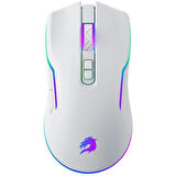 GameBooster M18 Inferno 2.4ghz RGB Aydınlatmalı Beyaz Profesyonel Gaming Mouse