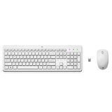 HP 230 3L1F0A İngilizce Kablosuz Klavye Mouse Set Beyaz