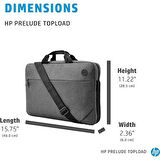 HP 15.6" PRELUDE 1E7D7AA SLIM NOTEBOOK ÇANTASI GRI
