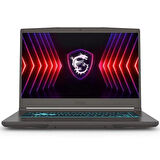 MSI 15.6" THIN 15 B12UC-1891TR CORE i5 12450H 64GB 512GB M2 NVME- 4GB RTX3050 FDOS