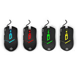 INCA IKG-448 USB Q Trk RGB Led Aydınlatmalı Mekanik Hisli Siyah Gaming Klavye - Mouse Set