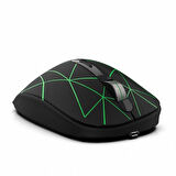 INCA IWM-051T Kablosuz Led Aydınlatmalı Sessiz Şarjlı 1600dpi Gaming Optic Siyah Mouse