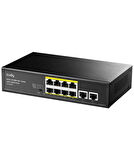 CUDY 8Port 10/100M PoE+ 2Up 80W Switch