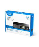 CUDY 8Port 10/100M PoE+ 2Up 80W Switch