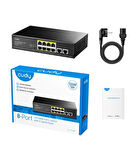 CUDY 8Port 10/100M PoE+ 2Up 80W Switch