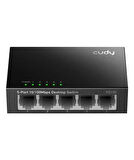 CUDY 5-Port 10/100 Mbps Metal Switch