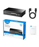 CUDY 6-Port 10/100M PoE+ Switch 60W