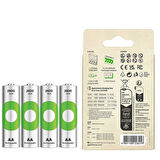 GP RECYKO B441 4 X 2600 MAH R6 AA PİLLİ PİL ŞARJ CİHAZI (GP-B441/270HCER21-2GTLB4)
