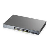 ZyXEL 24port 375w FULL PoE GS1350-26HP GIGABIT 2X SFP Yönetilebilir Switch