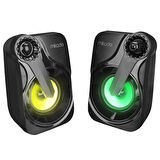 MIKADO MD-X27 1+1 3W Usb 2.0 Siyah Rgb Hoparlör