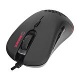 BIOGAME BM-GX20 RIPOSTE Usb RGB Işıklı Makrolu 6400dpi Örgü Kablolu Gaming Oyuncu Mouse