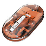 EVEREST SM-BT29 Glassy Turuncu Transparan 2in1 Bluetooth ve 2.4GHz Kablosuz Mouse