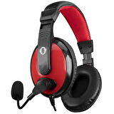 SNOPY SN-2688 Siyah/kırmızı 3,5mm Gaming Oyuncu Mikrofonlu Kulaklık