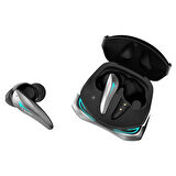 RAMPAGE Clutch T01 Siyah/Gümüş 4 Mikrofonlu ENC+ANC Oyuncu Bluetooth V5.3 TWS Gerçek Kablosuz Kulaklık