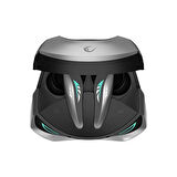 RAMPAGE Clutch T01 Siyah/Gümüş 4 Mikrofonlu ENC+ANC Oyuncu Bluetooth V5.3 TWS Gerçek Kablosuz Kulaklık