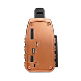 Mikado MDR-325 Ahşap USB- TF Destekli FM/AM/SW/BT+SOLAR+Power Bank 3 Band Klasik Radyo