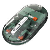 Everest SM-BT29 Glassy Yeşil Transparan 2in1 Bluetooth ve 2.4GHz Kablosuz Mouse