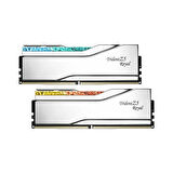 GSKILL 32GB (2X 16GB) DDR5 6400MHZ CL30 RGB DUAL KIT PC RAM TRIDENT Z5 ROYAL SILVER F5-6400J3039G16GX2-TR5S