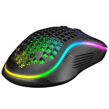 Everest SM-G66 X-HOLE Usb Siyah 7D Optik 8000dpi LED Işıklı Gaming Oyuncu Mouse