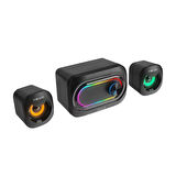 MIKADO MD-511 5W+3W×2 USB RGB Ledli 2.1 Gaming Speaker Hoparlör