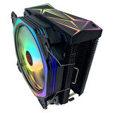 RAMPAGE OCTAGON C50 ARGB AM5-1700P HAVA SOĞUTMALI İŞLEMCİ FANI