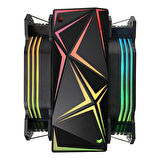 RAMPAGE OCTAGON C60 ARGB AM5-1700P HAVA SOĞUTMALI DUAL İŞLEMCİ FANI