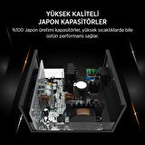 James Donkey JDP1050 APFC 12CM 1050W Bronze 80+ ATX 3.1 PCI-E 5.1 Power Supply