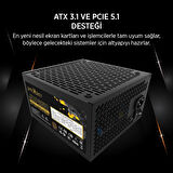 James Donkey JDP850 APFC 12CM 850W Bronze 80+ ATX 3.1 PCI-E 5.1 Power Supply