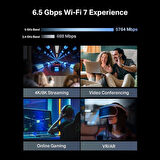 TP-LINK ARCHER BE400 WIFI7 BE6500 DUAL BAND ROUTER