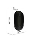 LOGITECH B170 KABLOSUZ MOUSE SİYAH 910-004798