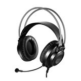 A4 TECH FH-200U Stereo USB Gri Mikrofonlu Kulaklık