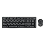 Logitech MK295 Q Tr Siyah Kablosuz Klavye Mouse Set