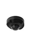 Ajax DomeCam Mini (8 Mp/2.8 mm) Kablolu AI destekli güvenlik IP kamerası Siyah 