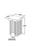 T2500K Single 3 Kollu Boy Turnike Tamamı Galvanizli (210 Kg)