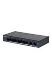 DAHUA CS4010-8ET-110, 8 Port, Megabit, PoE 110W, 2 Port Uplink, Cloud Yönetilebilir, Switch