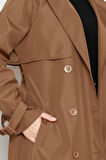 Kolu Kemer Detaylı Trençkot-Taba