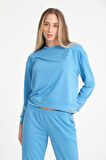 Mavi Basic Kadın Eşofman Takımı