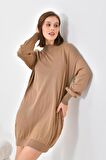 Ftz Women Kadın Basic Tunik Kahve 20167