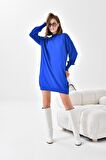 Ftz Women Kadın Basic Tunik Saks Mavi 20167