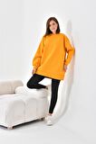Ftz Women Kadın 3 İp Şardonlu Sweatshirt Hardal 10001