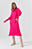 Ftz Women Kadın DÜz Basic Tunik Fuşya 20678