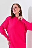 Ftz Women Kadın DÜz Basic Tunik Fuşya 20678